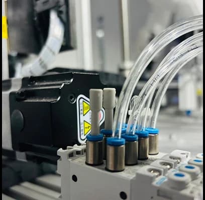 Precision automated machines demonstrating end-to-end product engineering cycle