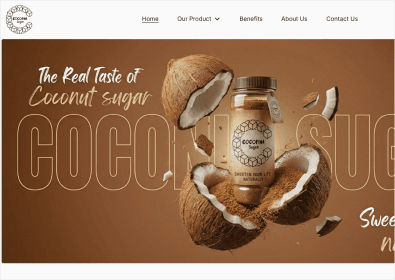 Cocofina sugar - Gatecode Technologies Case Study Success